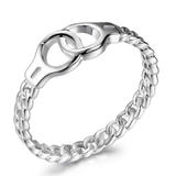 ISupportMyHero Stunning Handcuff Ring for Police Officer Appreciation