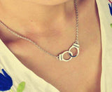 ISupportMyHero Police Appreciation Necklace with Handcuff Pendant