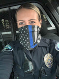 ISupportMyHero Thin Blue Line Gaiter