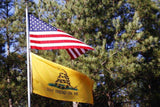 ISupportMyHero Don't Tread On Me Flag With Grommets 3 X 5 Feet