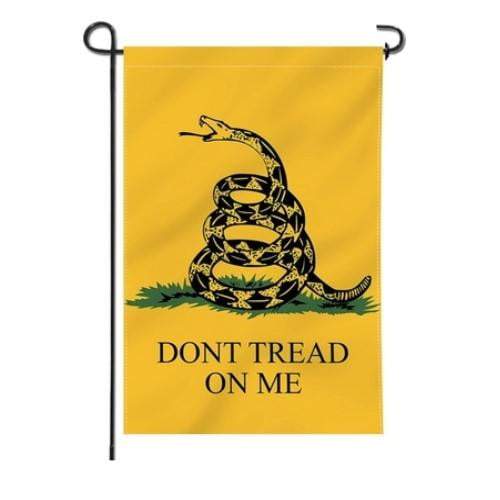 ISupportMyHero Don't Tread On Me Garden Flag 12.5 X 18 Inches 