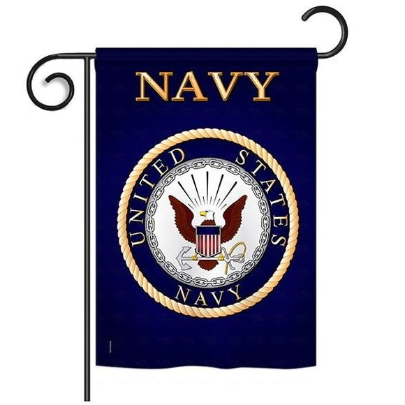 ISupportMyHero US Navy Garden Flag 12.5 X 18 Inches 