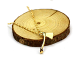 ISupportMyHero Stunning Firefighter's Axe Necklace