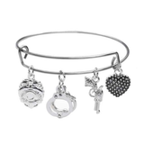 ISupportMyHero Gorgeous Police Charms Bracelet