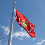 ISupportMyHero U.S Marine Flag With Grommets 3 X 5 Feet