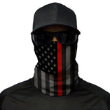 ISupportMyHero Thin Red Line Gaiter - Firefighter Support