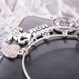 ISupportMyHero Beautiful Army Mom Charm Bracelet