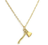 ISupportMyHero Stunning Firefighter's Axe Necklace