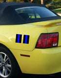 ISupportMyHero Thin Blue Line Sticker 2.5" X 4.5" - Great for Your Car!