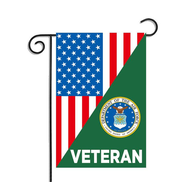 ISupportMyHero US Air Force Veteran Garden Flag 12.5 X 18 Inches 
