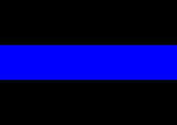 ISupportMyHero Thin Blue Line Sticker 2.5" X 4.5" - Great for Your Car! 3 Pack
