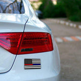 ISupportMyHero Thin Red & Blue Line Sticker 2.5" X 4.5" Car or Laptop Vinyl Decal