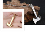 ISupportMyHero Firefighter's Axe Necklace - Gold, Silver & Black!