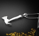 ISupportMyHero Firefighter's Axe Necklace - Gold, Silver & Black!