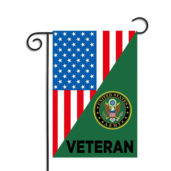 ISupportMyHero U.S Army Veteran Garden Flag 12.5 X 18 Inches 