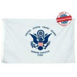 ISupportMyHero U.S Coast Guard Flag With Grommets 3 X 5 Feet