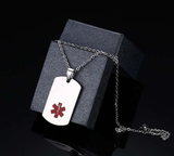 ISupportMyHero Star of Life EMS/EMT Necklace - Silver or Gold! 