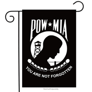 ISupportMyHero POW MIA Garden Flag - You Are Not Forgotten! 