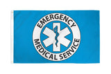 ISupportMyHero EMS/EMT Flag - 3 X 5 Ft - With Grommets 