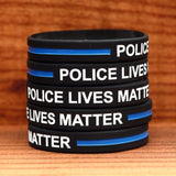 ISupportMyHero Police Lives Matter Thin Blue Line Bracelet 