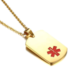 ISupportMyHero Star of Life EMS/EMT Necklace - Silver or Gold! Gold