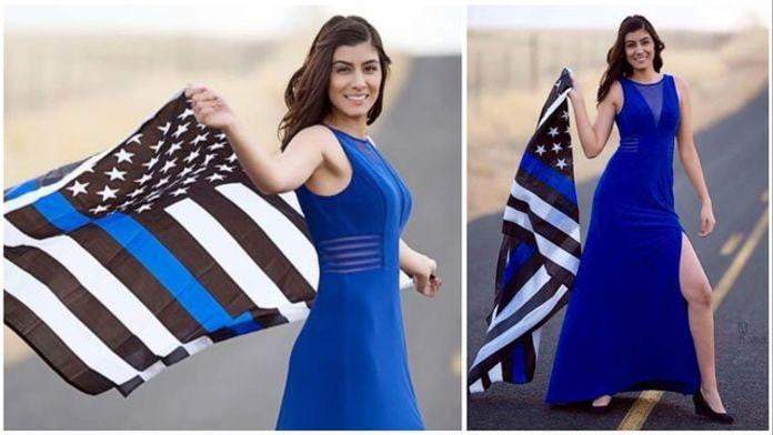 Police Thin Line American Blue Flag Nurse Rn Lvn H' Women's Sport T-Shirt
